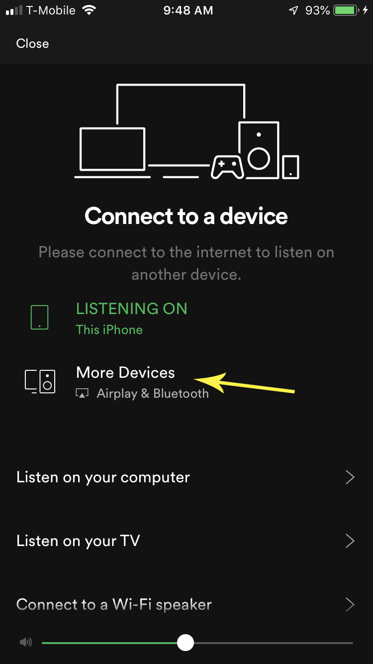 Source Issues On Spotify Using Musiccast App